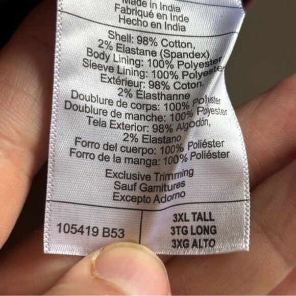 Carhartt Rugged Flex Rust Red Canvas Fleece Lined Shirt Jacket Shacket Mens 3XLT - Picture 7 of 11